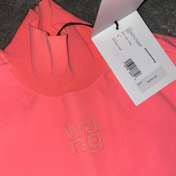 Brand new hot pink Alexander wang turtleneck size M - Picture 4 of 4